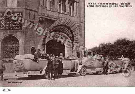 Ville de METZ, carte postale ancienne