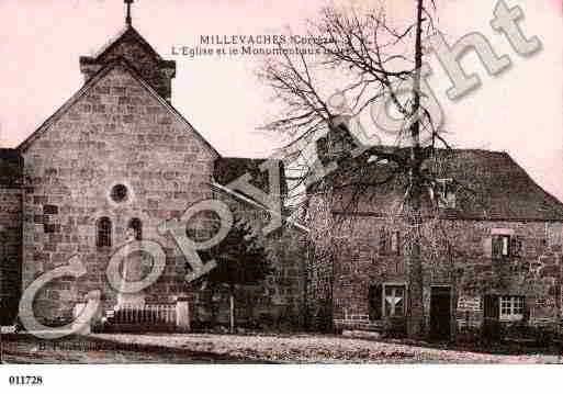 Ville de MILLEVACHES, carte postale ancienne