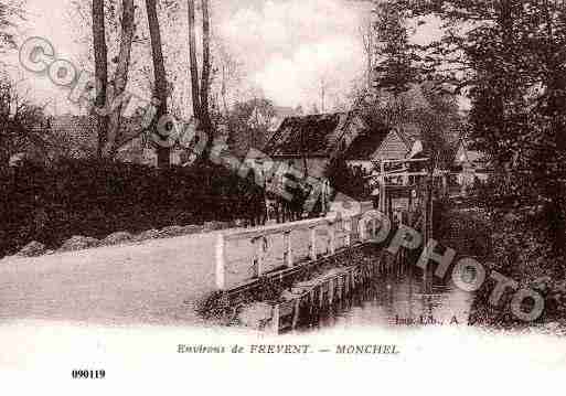 Ville de MONCHELSURCANCHE, carte postale ancienne