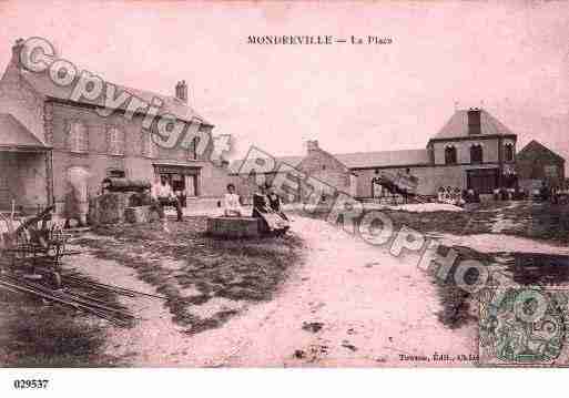 Ville de MONDREVILLE, carte postale ancienne