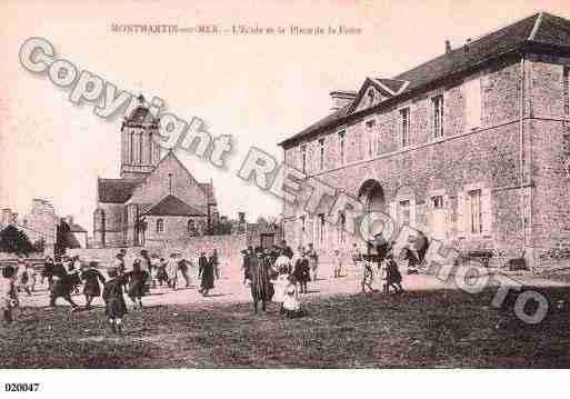Ville de MONTMARTINSURMER, carte postale ancienne
