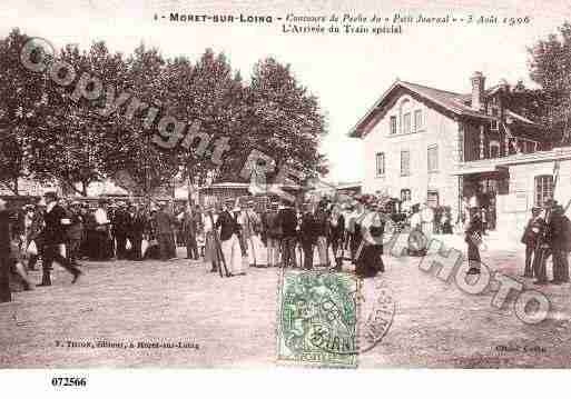 Ville de MORETSURLOING, carte postale ancienne