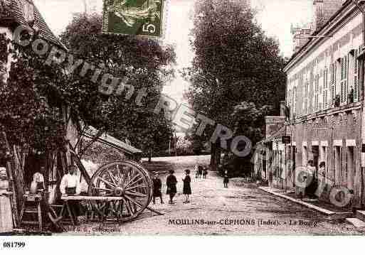 Ville de MOULINSSURCEPHONS, carte postale ancienne