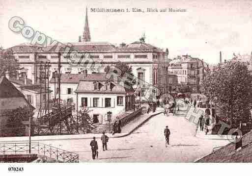 Ville de MULHOUSE, carte postale ancienne