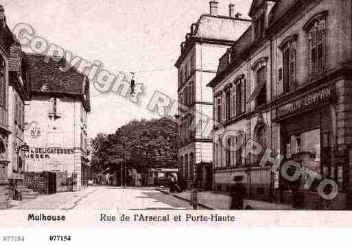 Ville de MULHOUSE, carte postale ancienne