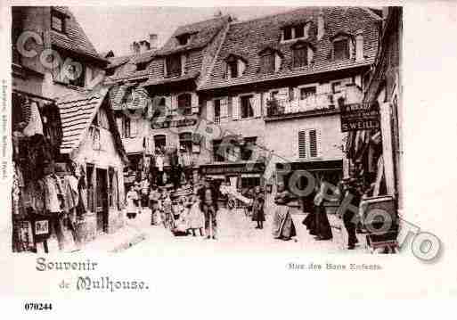 Ville de MULHOUSE, carte postale ancienne