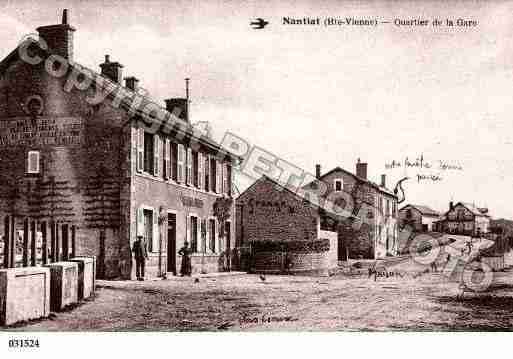 Ville de NANTIAT, carte postale ancienne