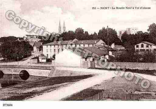 Ville de NIORT, carte postale ancienne