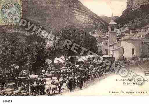 Ville de ORPIERRE, carte postale ancienne