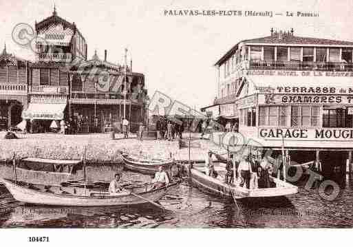 Ville de PALAVASLESFLOTS, carte postale ancienne