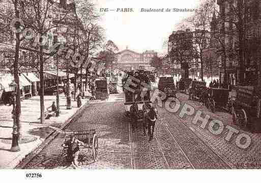 Ville de PARIS10, carte postale ancienne