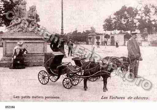 Ville de PARISVECU, carte postale ancienne