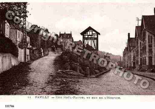 Ville de PAVILLY, carte postale ancienne