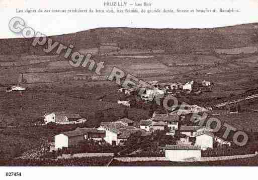 Ville de PRUZILLY, carte postale ancienne