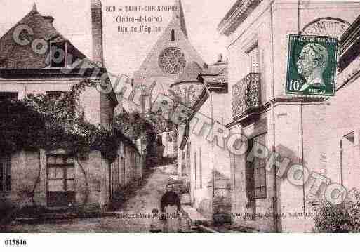 Ville de SAINTCHRISTOPHE, carte postale ancienne Ville de SAINTCHRISTOPHE, carte postale ancienne