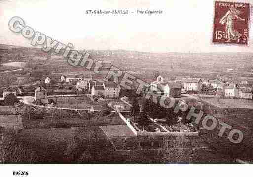 Ville de SAINTGALSURSIOULE, carte postale ancienne