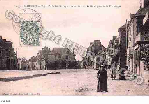 Ville de SAINTMEENLEGRAND, carte postale ancienne