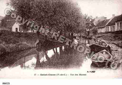 Ville de SAINTOMER, carte postale ancienne