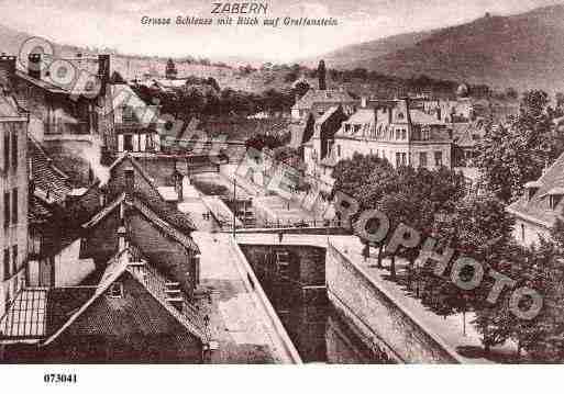 Ville de SAVERNE, carte postale ancienne