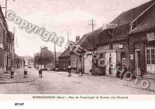 Ville de STEENVOORDE, carte postale ancienne