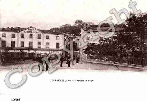 Ville de TREVOUX, carte postale ancienne