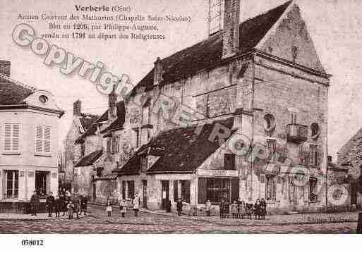 Ville de VERBERIE, carte postale ancienne