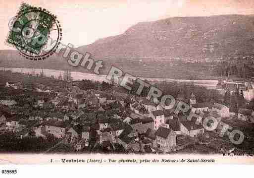 Ville de VERTRIEU, carte postale ancienne