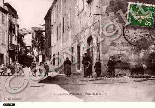 Ville de VINCA, carte postale ancienne