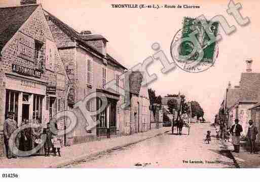 Ville de YMONVILLE, carte postale ancienne