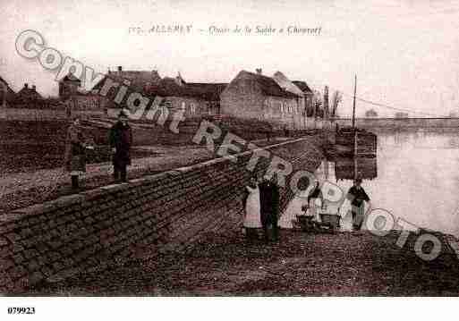 Ville de ALLEREY, carte postale ancienne