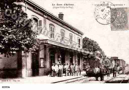 Ville de ARLANC, carte postale ancienne