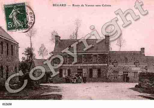 Ville de BEGARD, carte postale ancienne