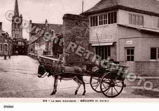 Ville de BEGARD, carte postale ancienne Ville de BEGARD, carte postale ancienne