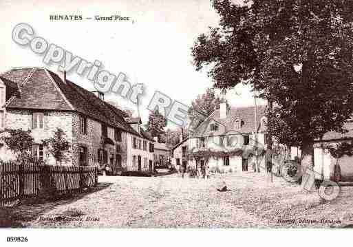 Ville de BENAYES, carte postale ancienne