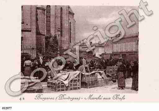 Ville de BERGERAC, carte postale ancienne