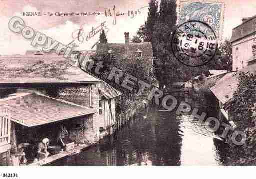 Ville de BERNAY, carte postale ancienne