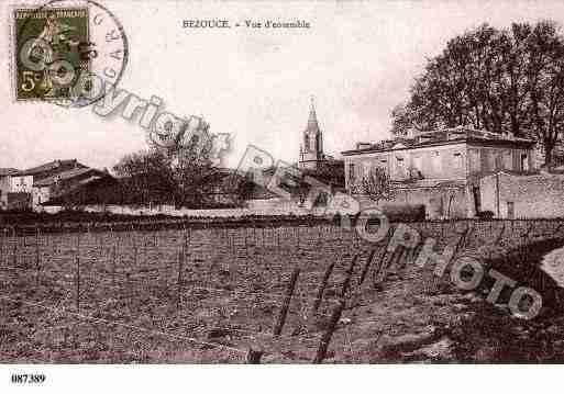 Ville de BEZOUCE, carte postale ancienne