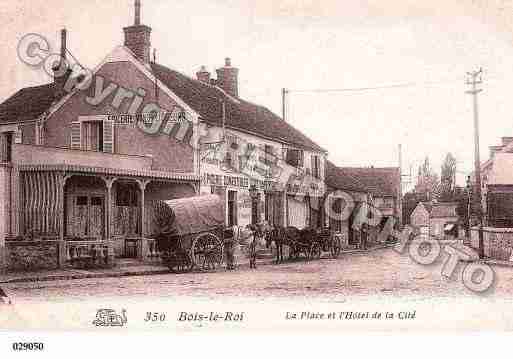 Ville de BOISLEROI, carte postale ancienne