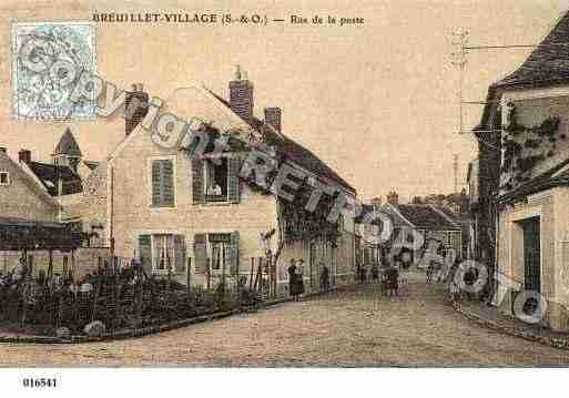 Ville de BREUILLET, carte postale ancienne