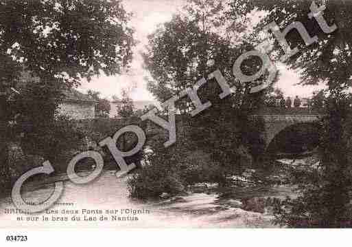 Ville de BRION, carte postale ancienne