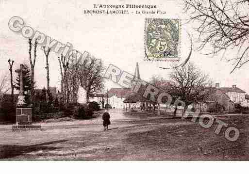 Ville de BROMONTLAMOTHE, carte postale ancienne