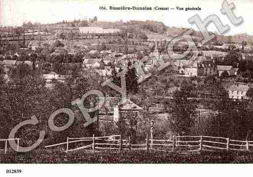 Ville de BUSSIEREDUNOISE, carte postale ancienne