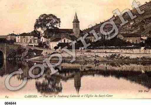 Ville de CAHORS, carte postale ancienne