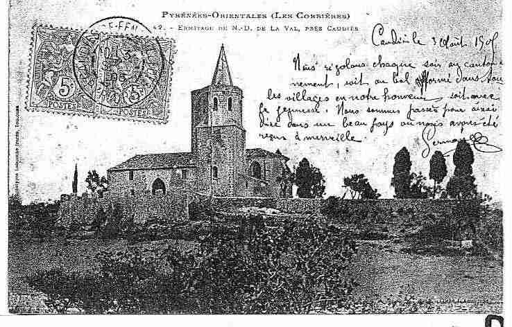 Ville de CAUDIERS, carte postale ancienne