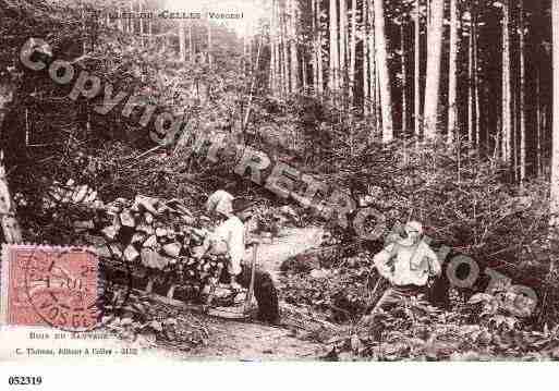 Ville de CELLESSURPLAINE, carte postale ancienne