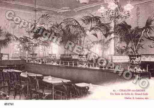 Ville de CHALONSURSAONE, carte postale ancienne