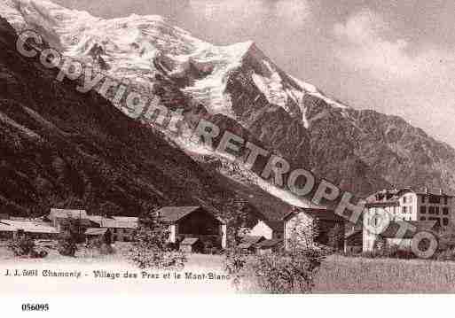 Ville de CHAMONIXMONTBLANC, carte postale ancienne