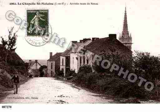 Ville de CHAPELLEDEBRAIN(LA), carte postale ancienne