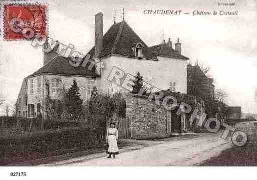 Ville de CHAUDENAY, carte postale ancienne