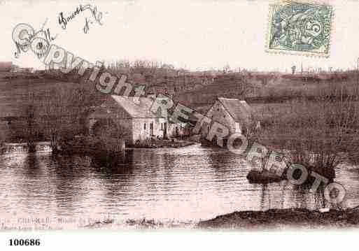 Ville de CHEVILLE, carte postale ancienne